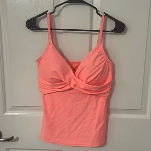 Coral swim top